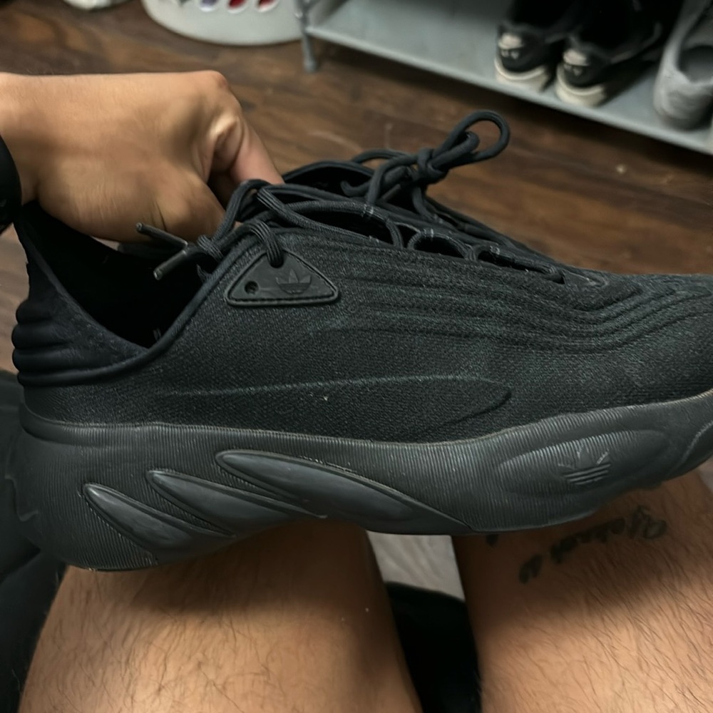 Adidas black shoe